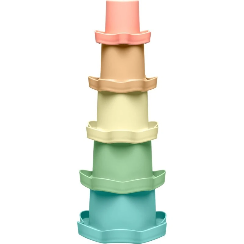 nip® PLAY GREEN Bio Spielbecher, 5er-Set, aus nachwachsenden Rohstoffen