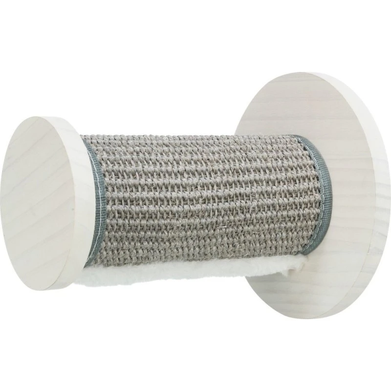 TRIXIE Kletterstufe Wandmontage Sisal/Kiefernholz 18x22 cm weiß/grau