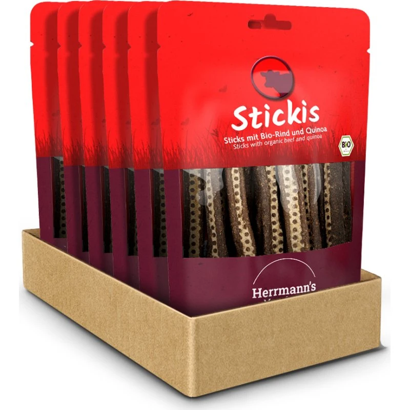 Herrmann's Stickis Bio Rind mit Quinoa 80 g