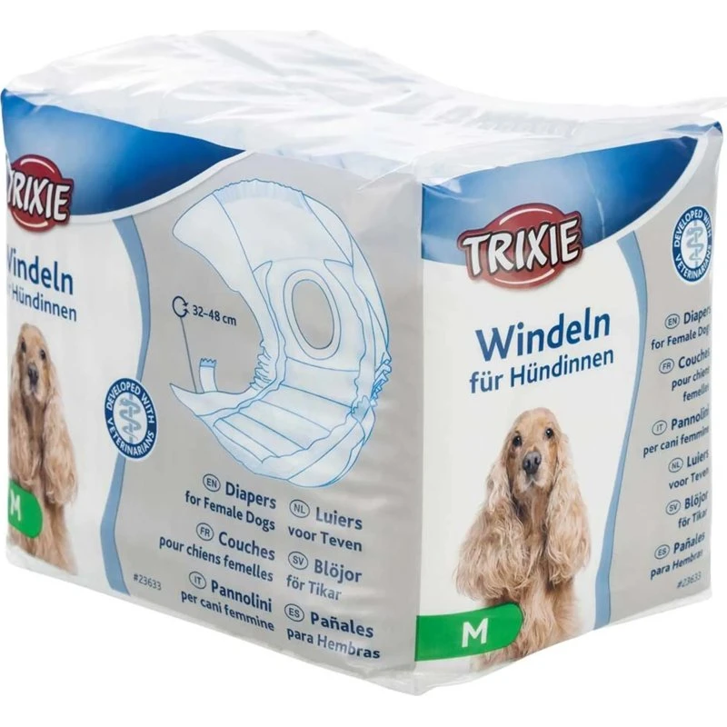 Trixie Windeln für Hündinnen Größe M