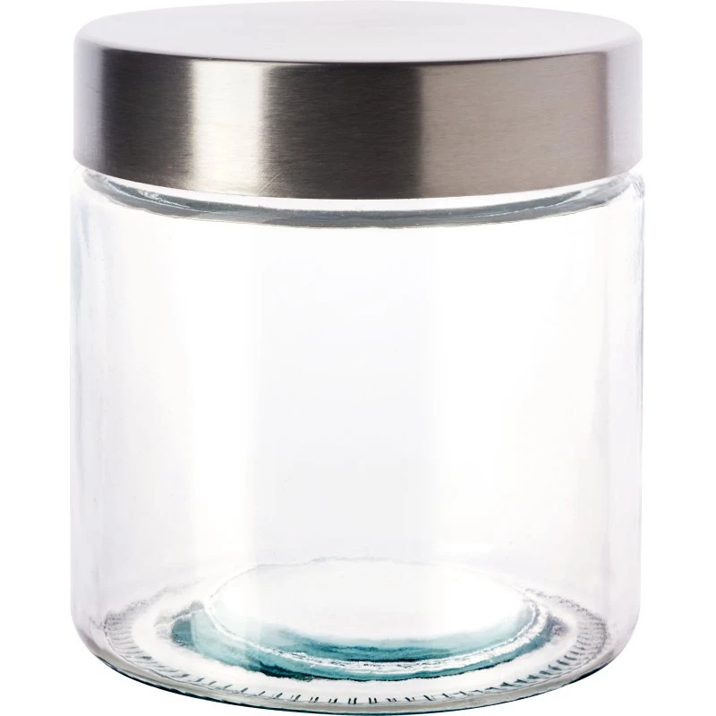 VBS Vorratsglas 700 ml mit Edelstahl-Deckel