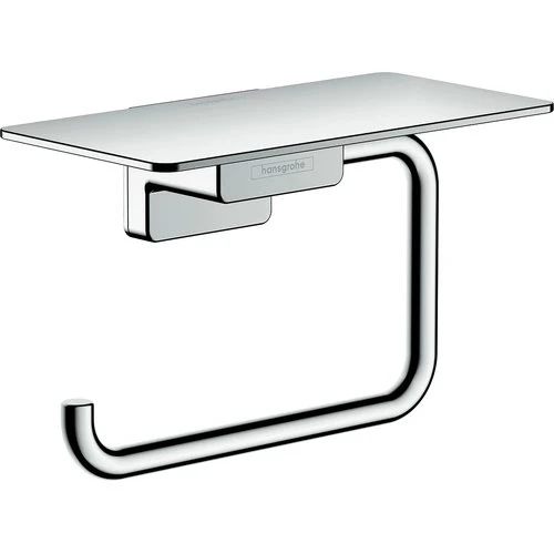 hansgrohe AddStoris Toilettenpapierhalter mit Ablage chrom