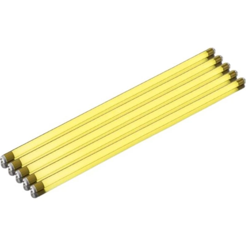 8962 LED-Röhre 5er-Pack 24W T8 150cm Kunststoffgelb