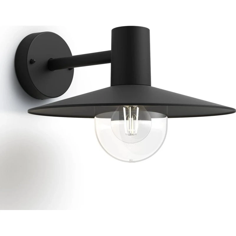 Philips myGarden Skua Außenwandleuchte E27 schwarz
