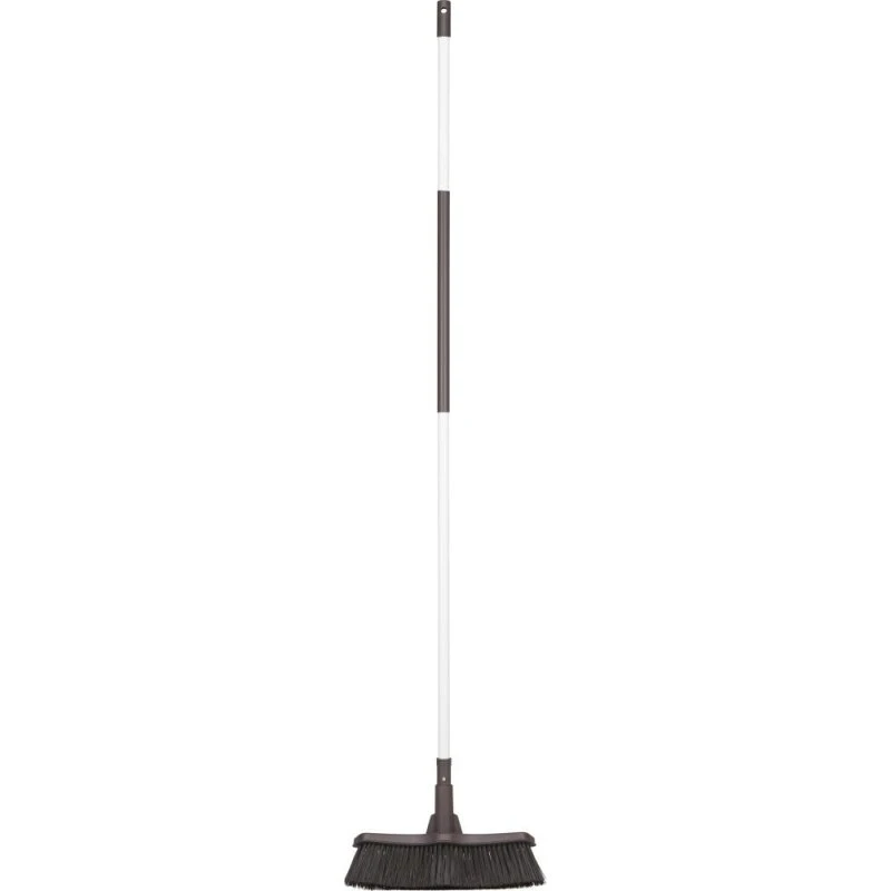 Fiskars Besen Light mit Stiel, schwarz, 380 mm