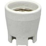 Porzellan-Fassung E27 weiß 250V/4A