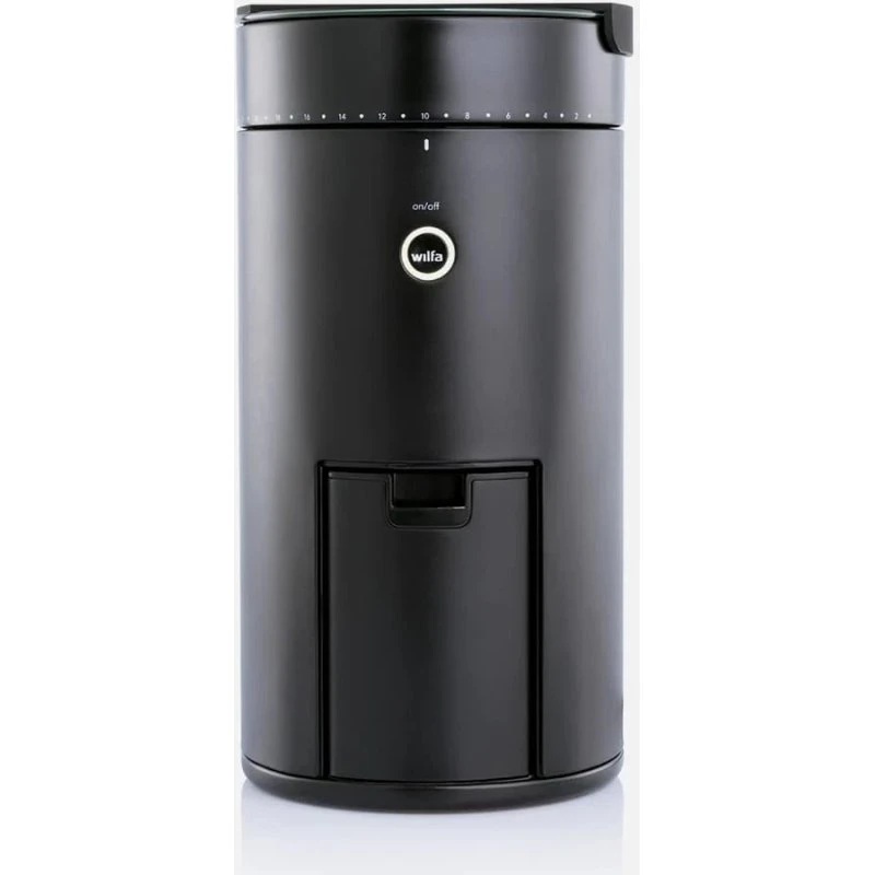 Wilfa Uniform+ Kaffeemühle Schwarz mit Waage