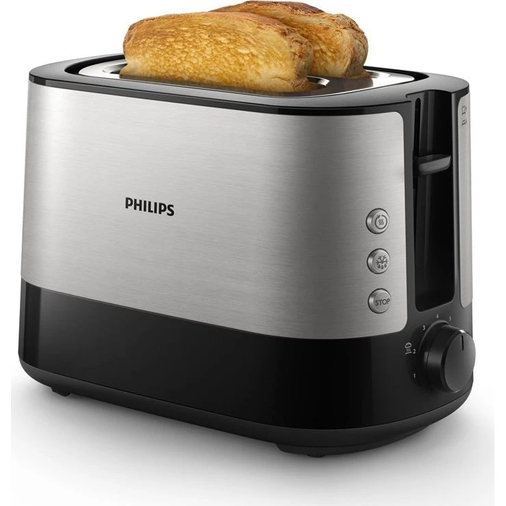 Philips HD2637 90 Toaster mit 10 % breiteren Schlitzen