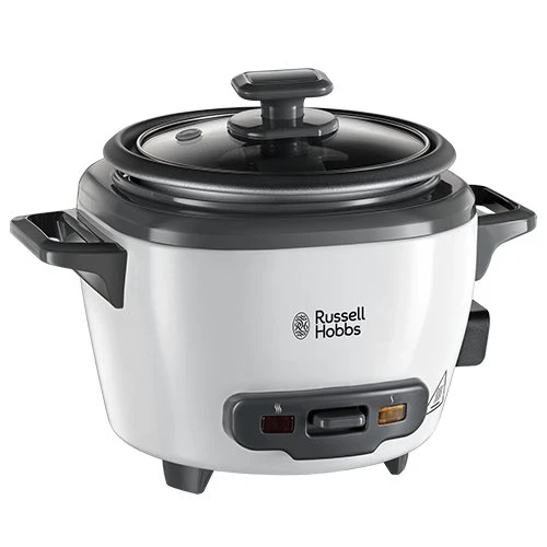 Russell Hobbs Reiskocher Mini 27020-56, 0,4 l, Schwarz/Weiß