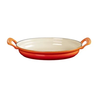 Le Creuset Pfanne oval 28 cm Kirschrot Modern Heritage