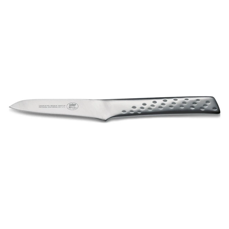 Weber Deluxe Schälmesser Edelstahl 8,5 cm