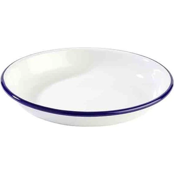 Assheuer Teller tief weiß/blau Ø 22 cm