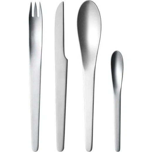 Georg Jensen Arne Jacobsen 4-tlg. Besteckset Edelstahl