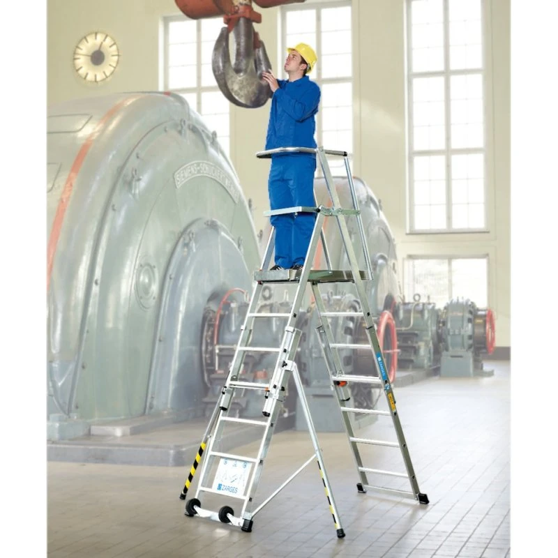 ZARGES ZAP Telemaster S Teleskop-Plattformleiter 5 Sprossen