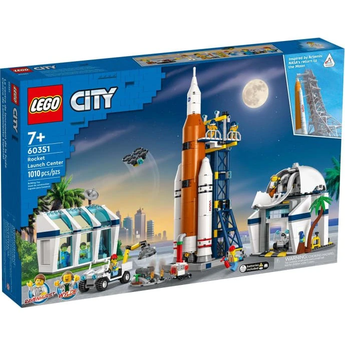 LEGO® 60351 Raumfahrtzentrum mit Rakete, Startturm & Sternwarte