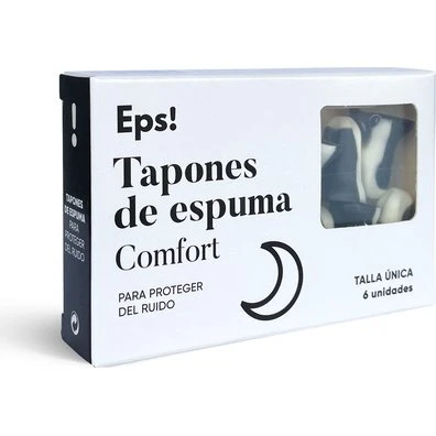 EPS Komfort-Schaumstoff-Ohrstöpsel 5er-Pack