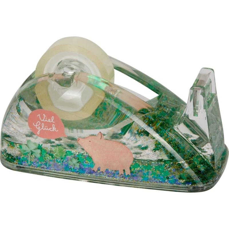Die Spiegelburg Klebebandabroller Viel Glück, 13,5 x 8,5 x 7 cm