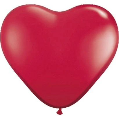 Romeo 8 rote Herzluftballons 30cm