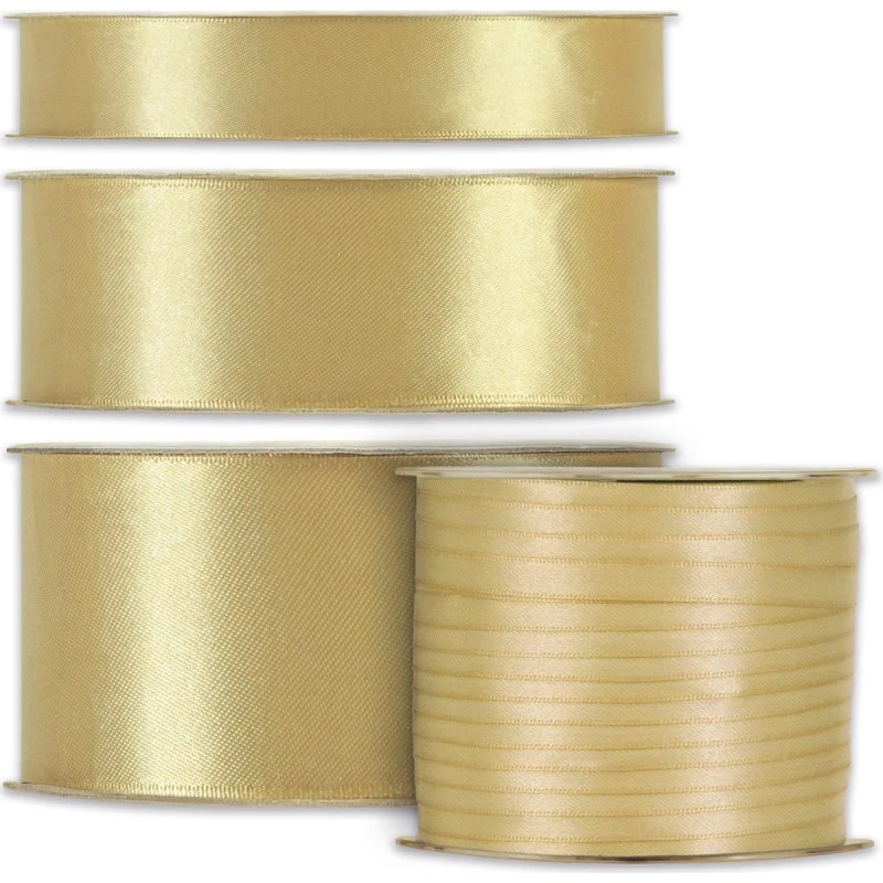 Hans Lochner Satinband Gold 15mm 50m