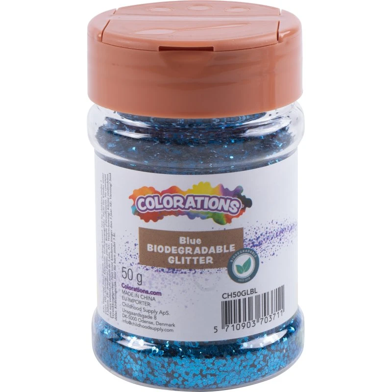 Bio-Glitter blau 50 g
