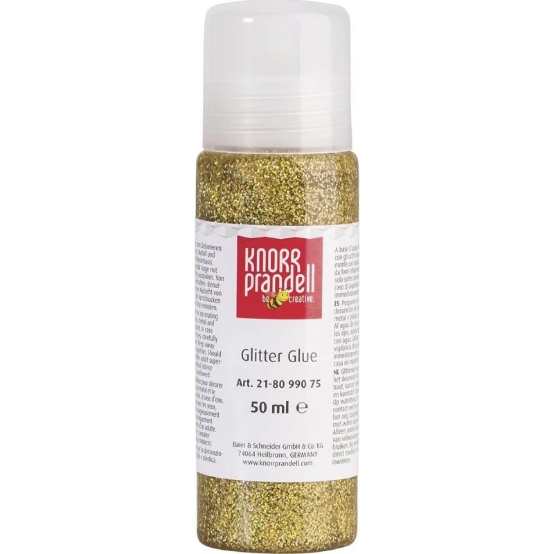 KNORR Prandell Glitter Glue Gold-Regenbogen 50 ml