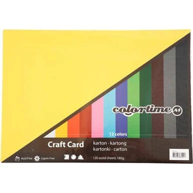 Creativ Company Gekleidetes A4-Karton 12 Blatt