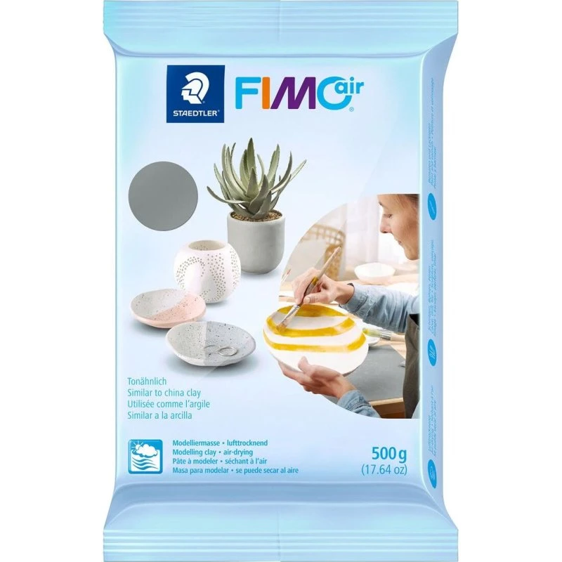 FIMO air Modelliermasse grau 500 g