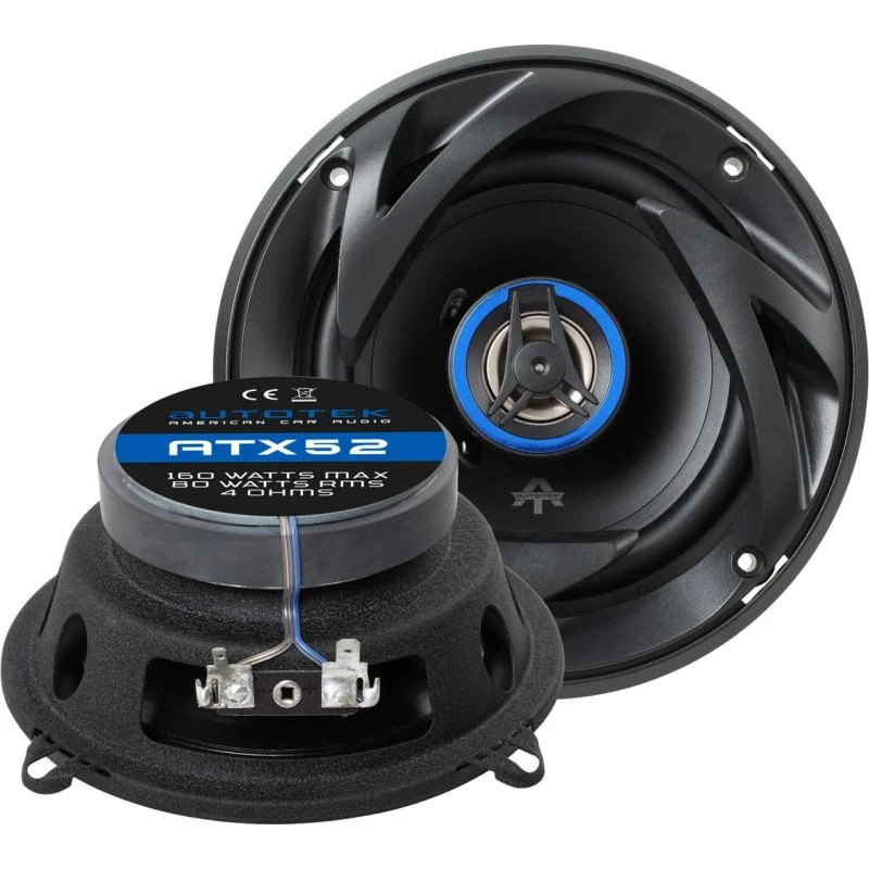 Autotek ATX-52 13 cm 2-Wege-Koaxial-Lautsprecher (Paar)