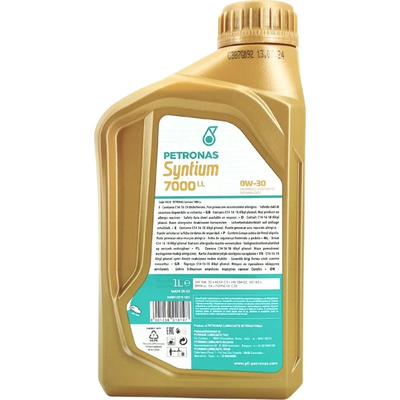 PETRONAS Syntium 7000 LL 0W-30 5L