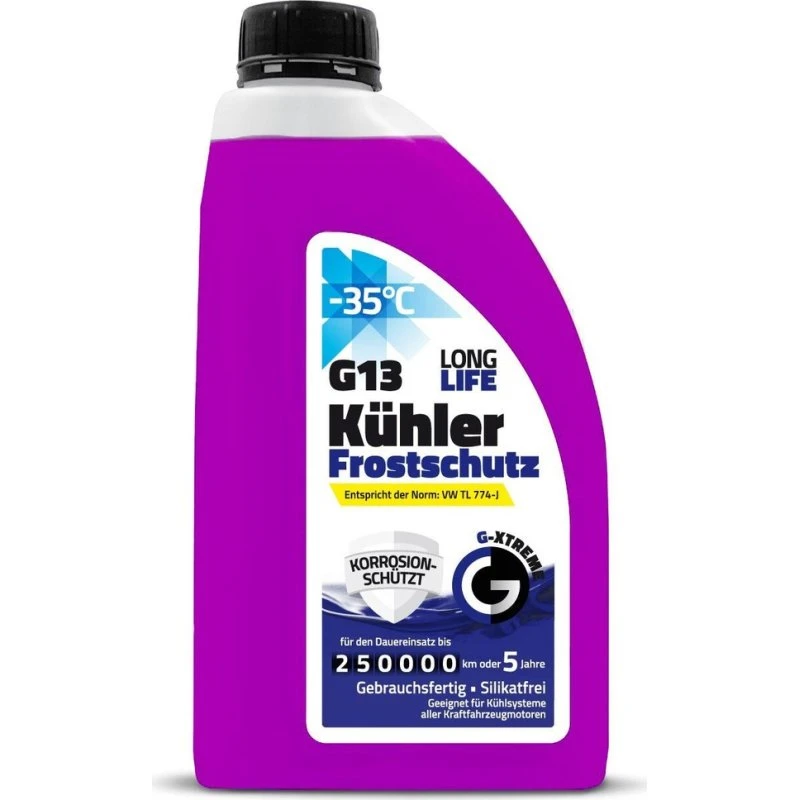 G13 Kühlerfrostschutz 1L - frostfest bis -35°C, gebrauchsfertig