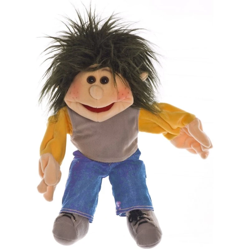 Living Puppets Tobilein 35 cm, blau mit Rucksack