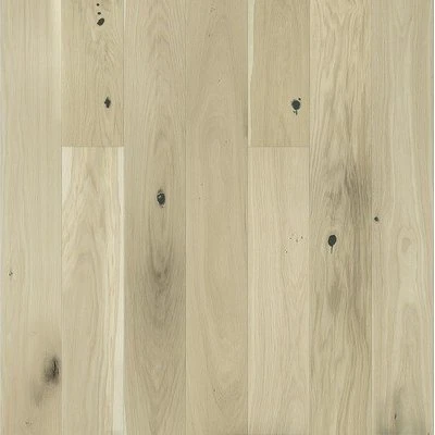 Eiche Weiß Parkett 14 mm, 2200x180 mm, Fichte-Träger, V-Fuge