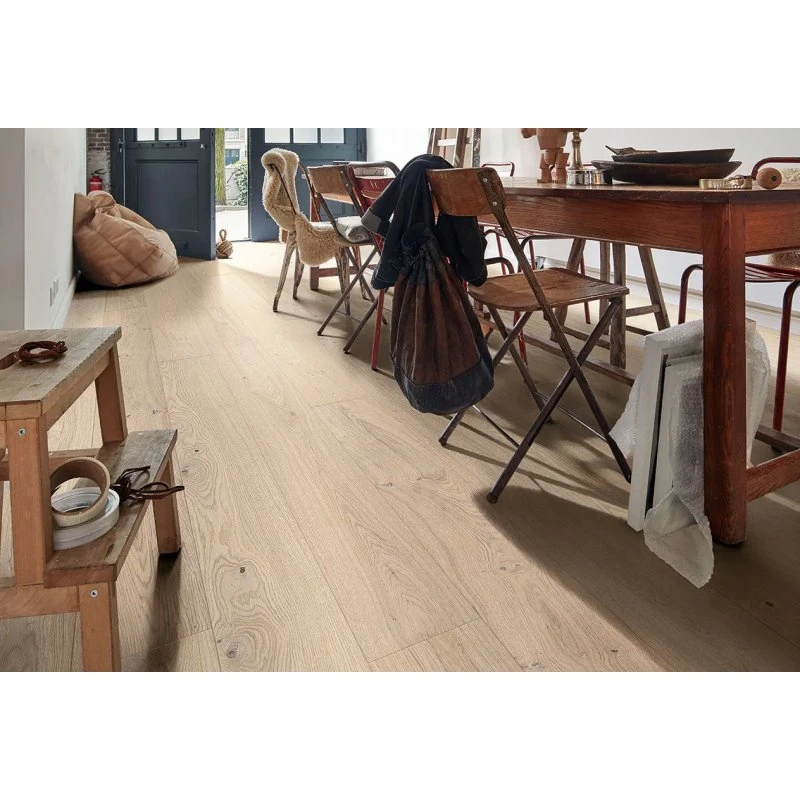 MEISTER Parkett PD 400 Eiche lebhaft cremeweiß 9012 ultramattlackiert