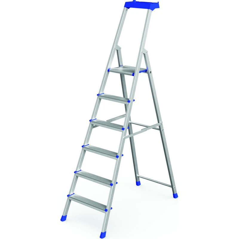 Werner Stufenstehleiter Pro Smart 6 Stufen