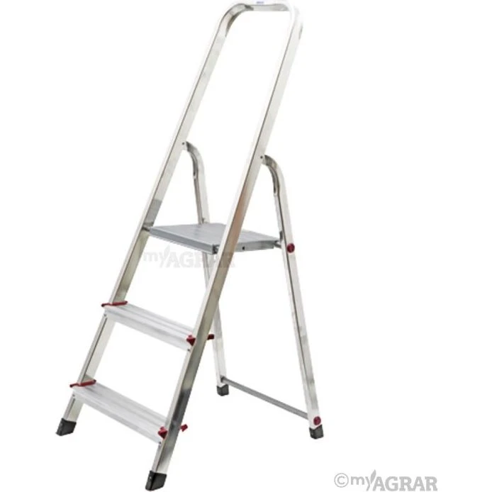 CORDA Stufen-Stehleiter 6 Stufen Alu