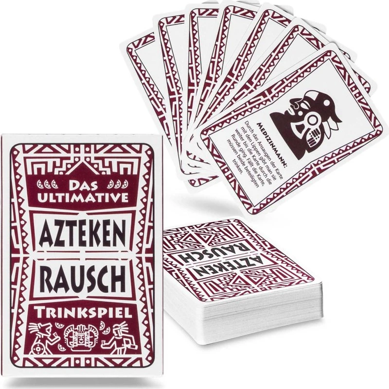 Aztekenrausch – Geselliges Karten-Saufspiel für Partys