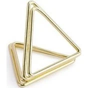 Goldene Dreieck-Tischkartenhalter (10 Stück)