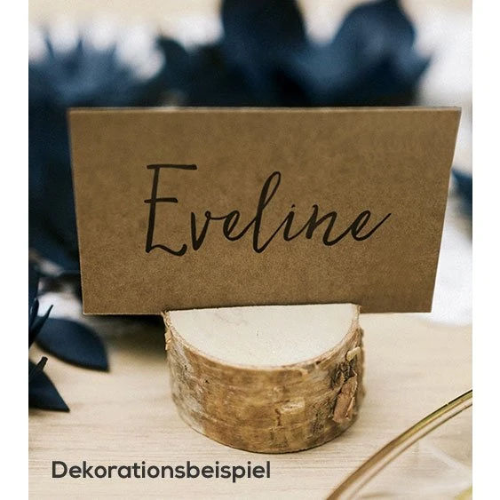 Vintage Tischkartenhalter Holz 10 Stück (3-4 cm)