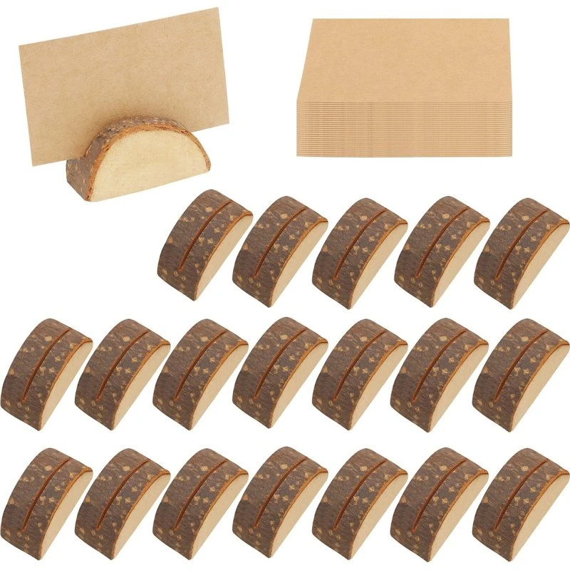 Holz Tischkartenhalter Halbkreis (20 STK)