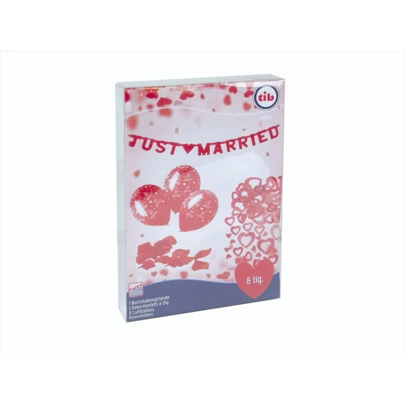 Just Married Party-Set 8-teilig