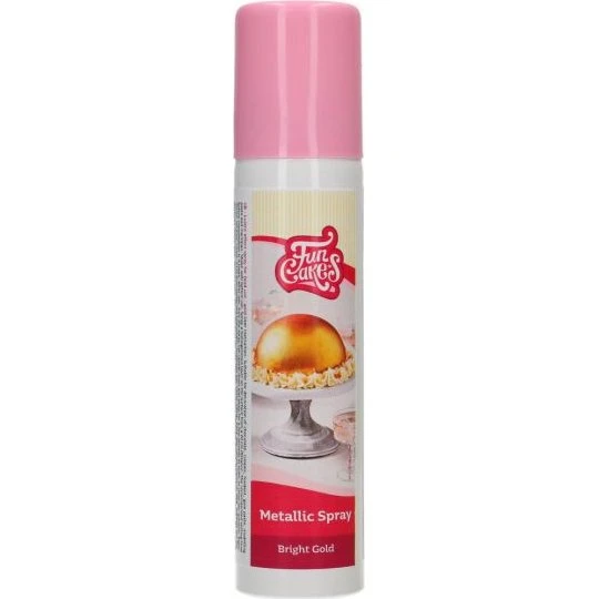 Funcakes Metallic Spray Gold 100 ml