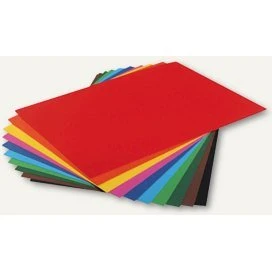 Folia Fotokarton DIN A4 300 g/qm 10-farbig sortiert 50 Bögen