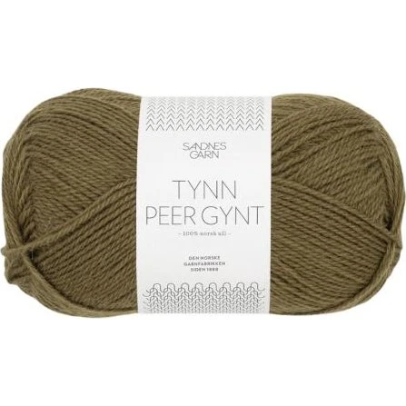 Sandnes Tynn Peer Gynt 50g Dark Olive