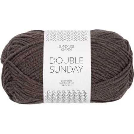 Sandnes Garn Double Sunday Mørk Sjokolade 50g