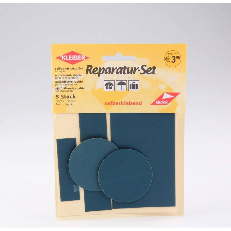 KLEIBER Reparatur-Set Flicken selbstklebend 890 dunkelgrün