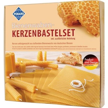 Pebaro Bienenwachs-Kerzenbastelset 7x20x20 cm