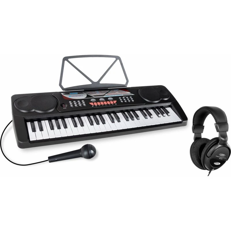 Alesis Melody 49 Tasten E-Piano mit Kopfhörer-Set, Schwarz