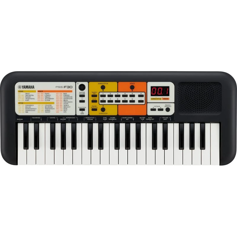Yamaha PSS-F30 Keyboard, Schwarz