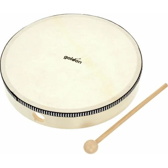 Goldon 35250 Tamburine 25 cm Naturfell