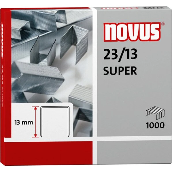 Super 23/13 Heftklammern, 10 × 1.000 Stück